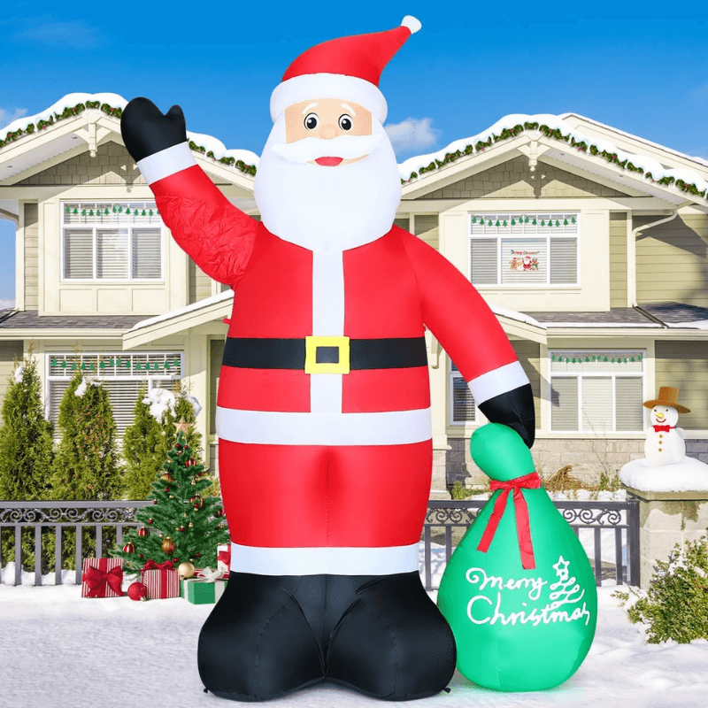 11.8ft airblown christmas inflatable santa claus itoolmax