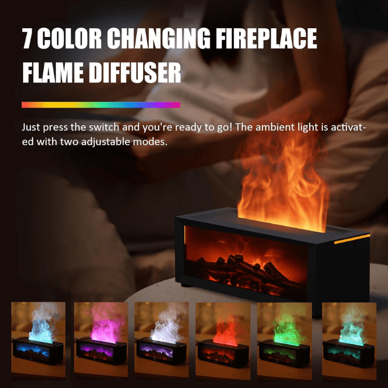 3d fireplace diffuser with color change itoolmax