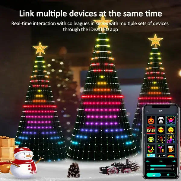 Luces de Árbol de Navidad con Control Personalizado por APP DIY