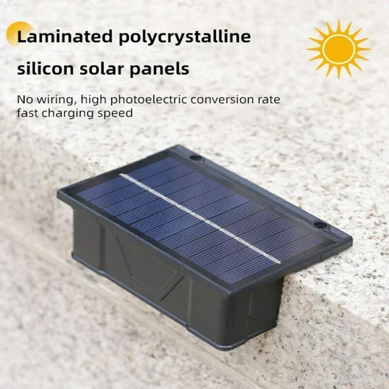 Lampe murale solaire double LED