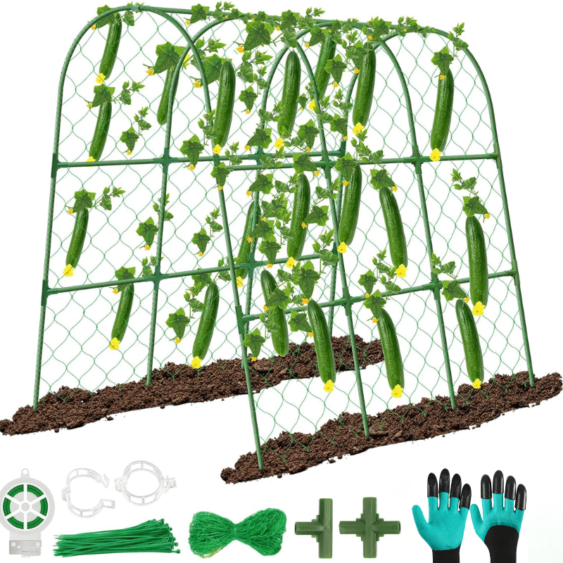 itoolmax garden cucumber trellis for climbing plants outdoor