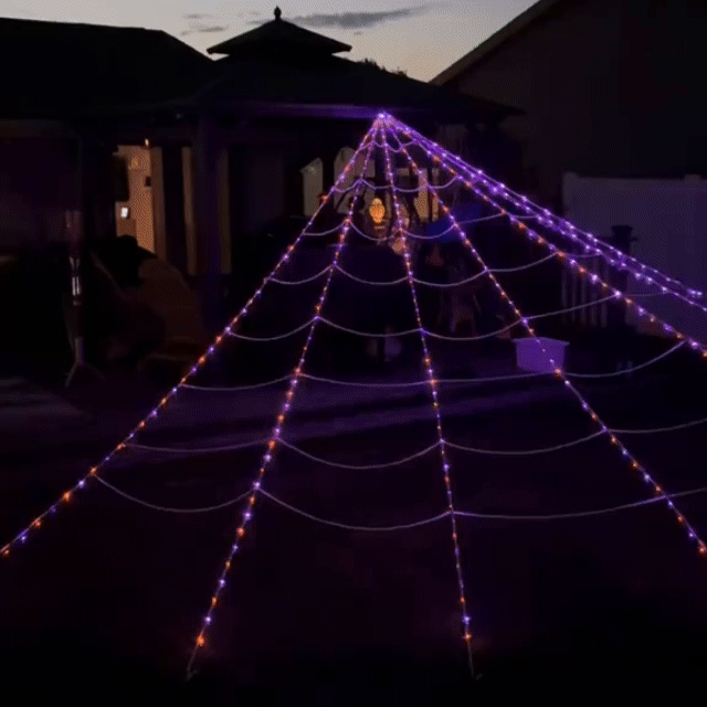 halloween spider web lights new_itoolmax