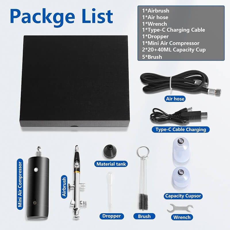 iToolMax 32PSI Compressor Airbrush Kit