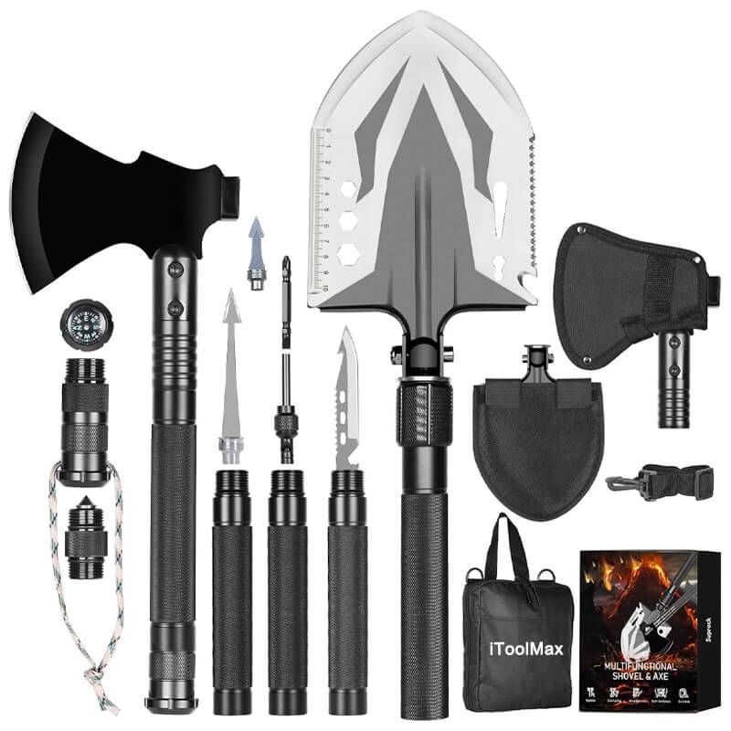 25-in-1 Survival Multi-Gereedschap Schep Kit