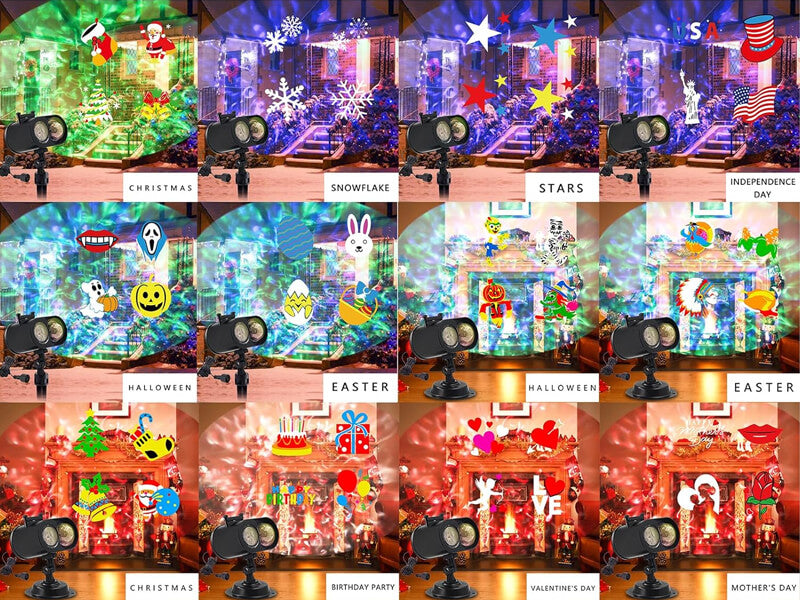 It is a must-have decorative light for Halloween, Christmas and other festivals, weddings and celebrations, birthday parties, home decorations outdoor events and celebrations. Come and give a surprise to the upcoming Halloween!