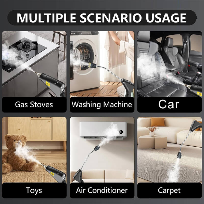 iToolMax 2500W High Pressure Steam Cleaner with Gloves
