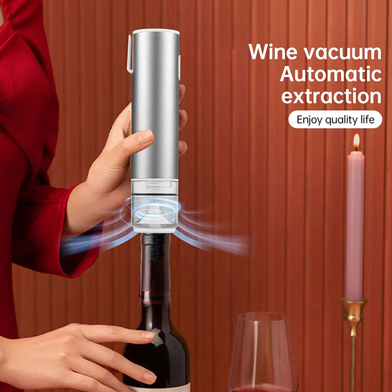 The handheld vacuum sealer removes excess air from opened wine bottles, locking in flavor and aroma. Even days later, you can enjoy every pour of wine as fresh as the first. Perfect for savoring your favorite wines at your own pace!