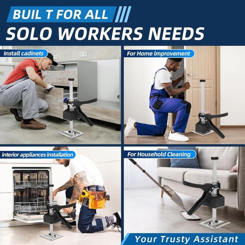 itoolmax 13.78" labor saving arm jacks with scale solo worker