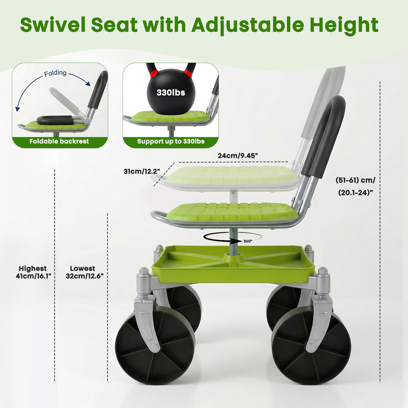 itoolmax 360 swivel seat adjustable hight