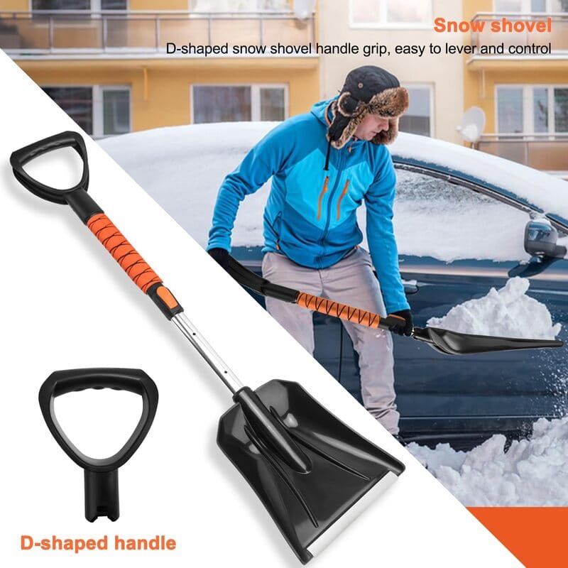 itoolmax 4 in 1 extendable car snow brush handle