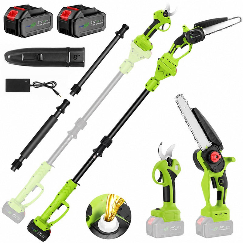 itoolmax cordless pole pruning shears