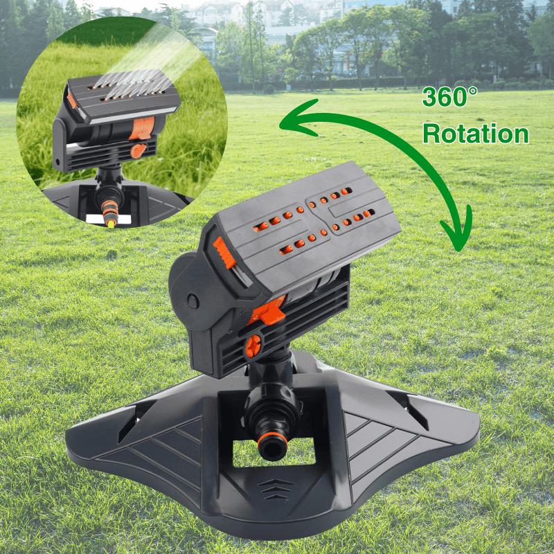 itoolmax oscillating sprinkler 360 rotation