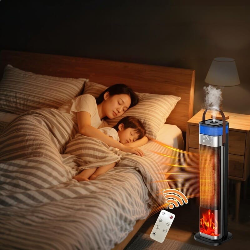 itoolmax portable ceramic heater humidifier remote