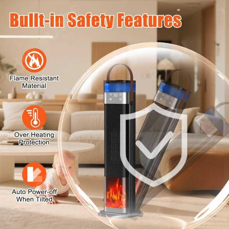 itoolmax portable ceramic heater humidifier safety