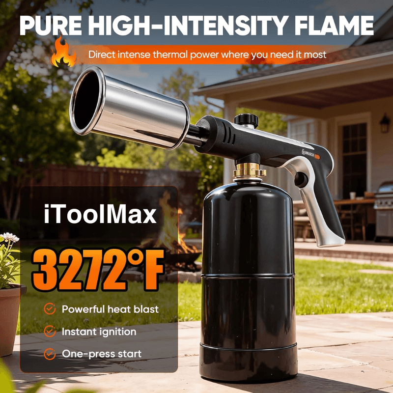itoolmax propane torch gun max 3272°F (1800°C)
