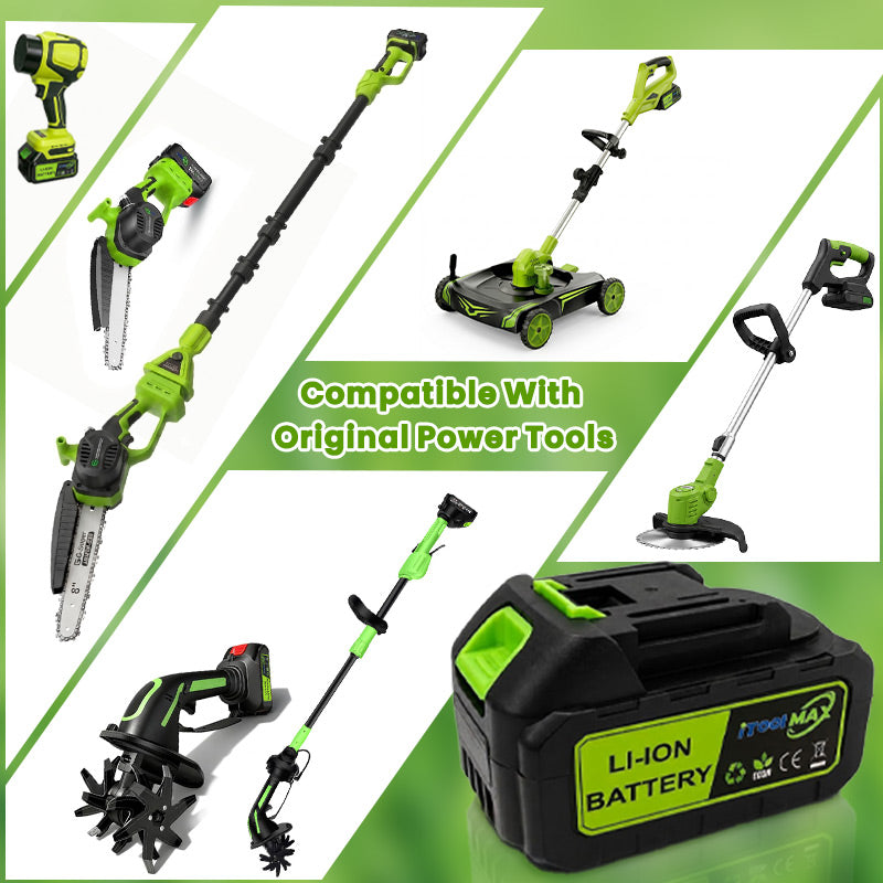iToolMax Universal Rechargeable Lithium Battery With power tools