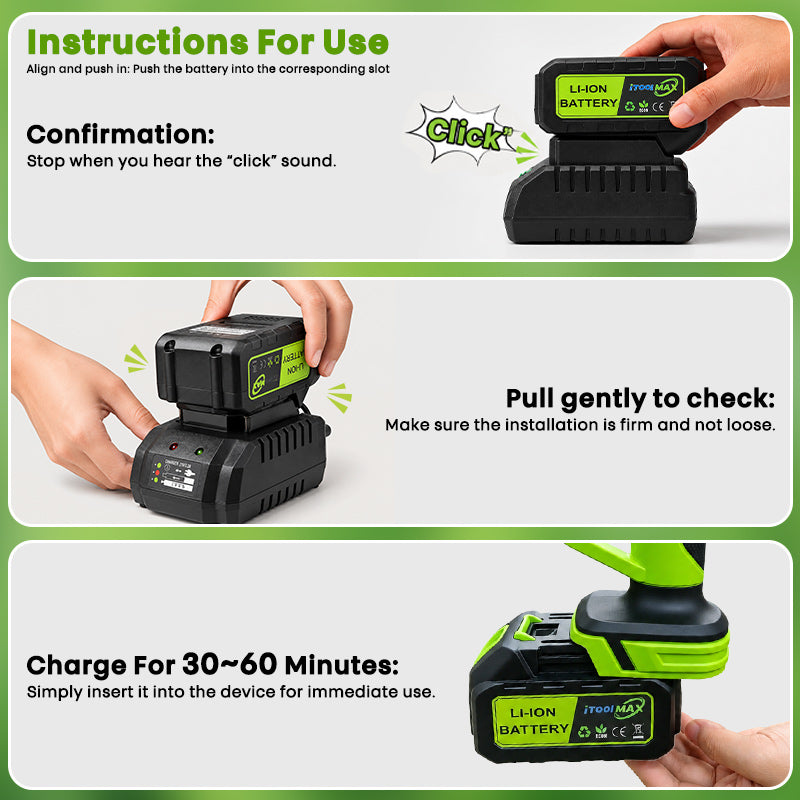 iToolMax Universal Rechargeable Lithium Battery How To Use