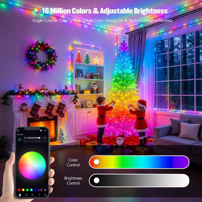 itoolmax rgb led christmas color changing lights 16 million colors