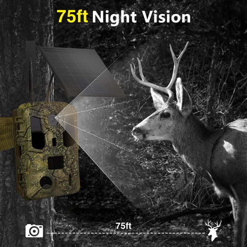 4k wireless cellular trail camera night vision itoolmax
