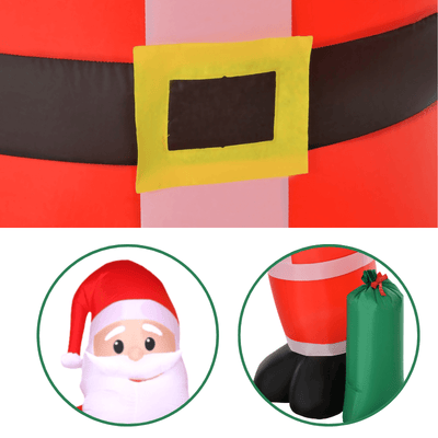 11.8ft christmas inflatable santa claus design itoolmax