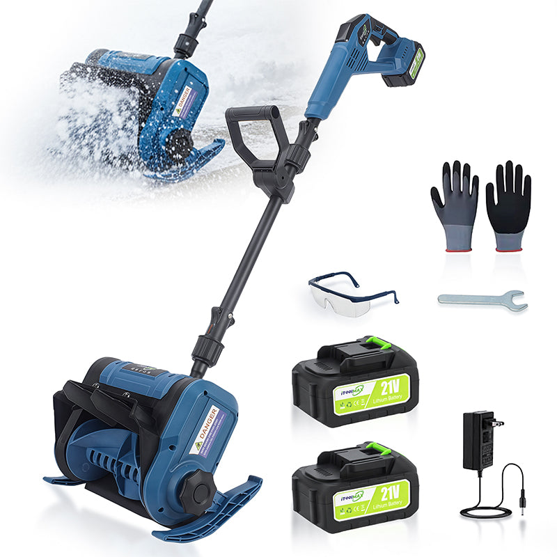 12inches cordless snow shovel with battery itoolmax