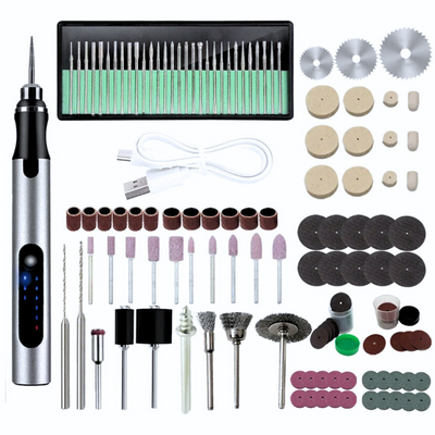 Peann Greanadh Leictreach DIY Gan Sreang 182PCS