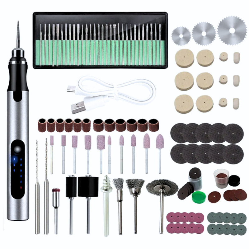 Peann Greanadh Leictreach DIY Gan Sreang 182PCS