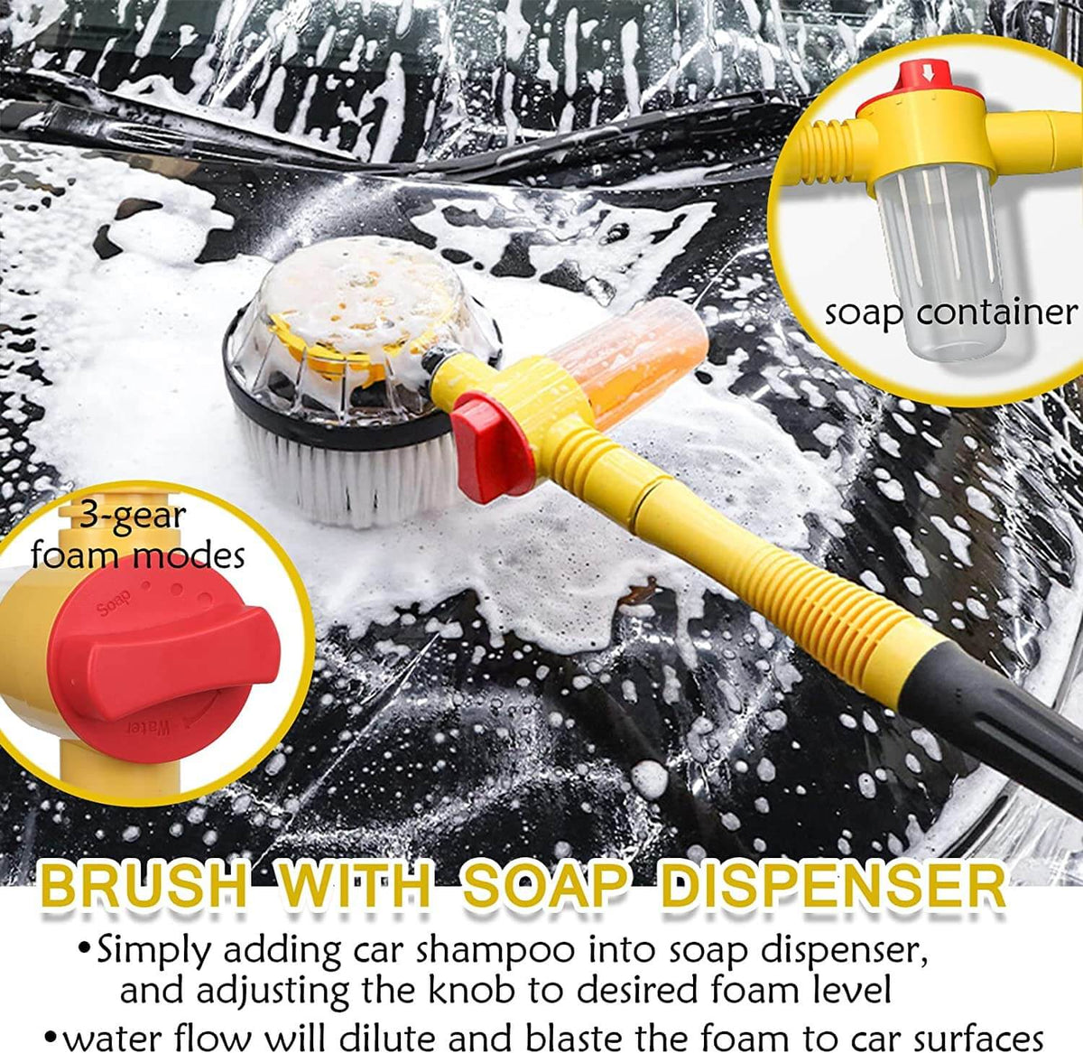 Mopa Giratoria 360° para Auto  