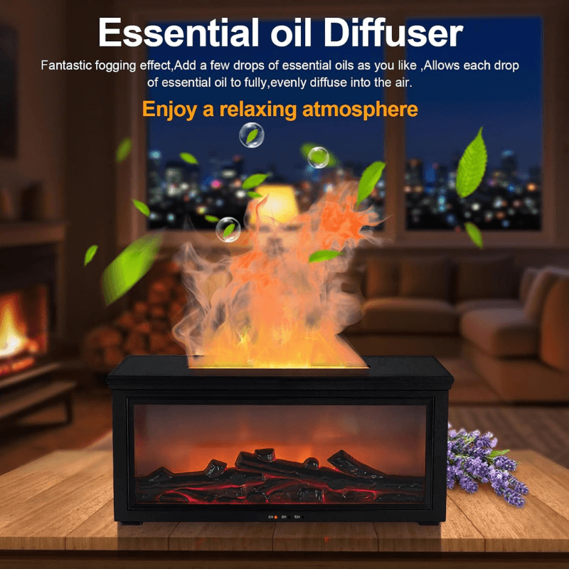 3d fireplace diffuser essential oil diffuser itoolmax