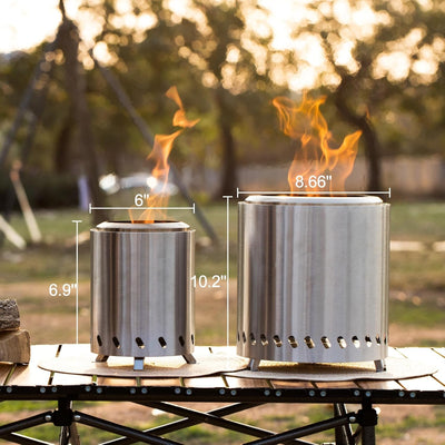 iToolMax Smokeless Portable Tabletop Fire Pit