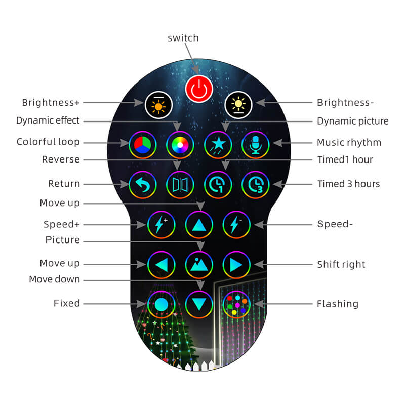 Luces de Árbol de Navidad con Control Personalizado por APP DIY  
