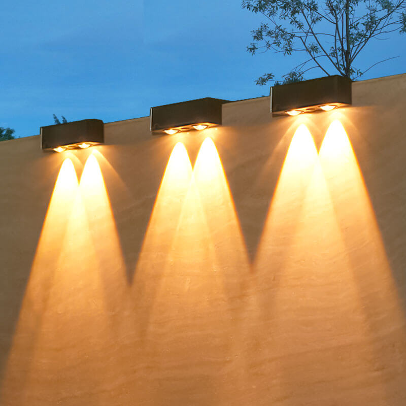 Lampe murale solaire double LED