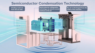 Déshumidificateur à double semi-conducteur
