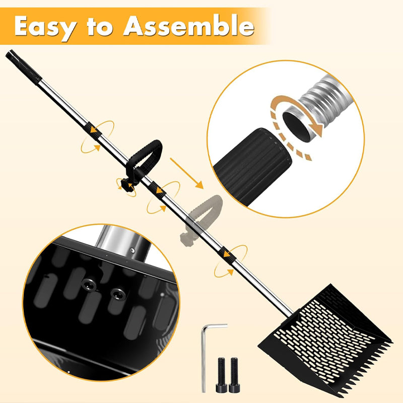 Easy to AssembleMetal Sifting Shovel
