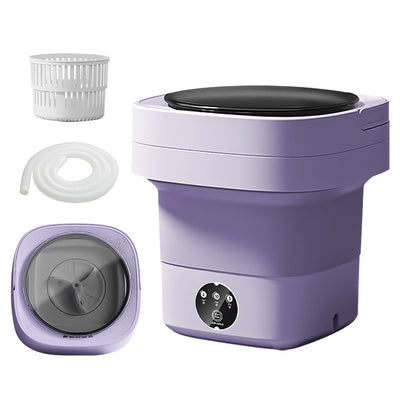 Machine à laver pliable 15L avec lumière bleue et stérilisation UV
