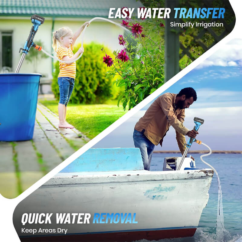 Handheld Portable Utility Sump Pump Kit