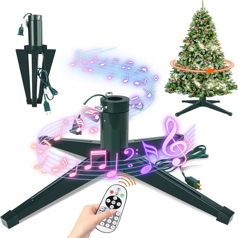 Roatating Artificial Christmas Tree Stand itoolmax