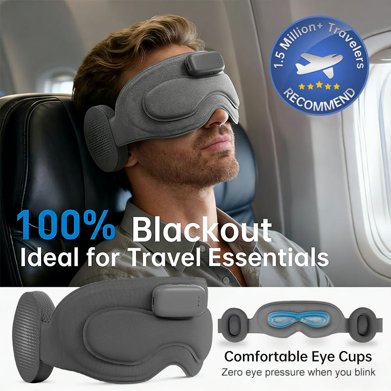 iToolMax 3d ai smart sleep mask adjustable first blocking