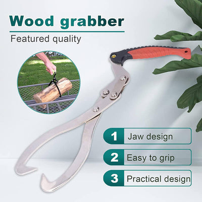 iToolMax 12 inches Log Tongs