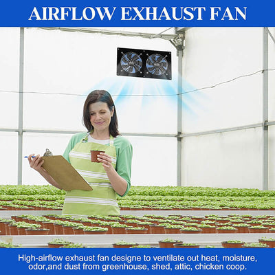 iToolMax 25W Solar Exhaust Fans