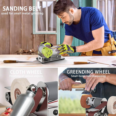 iToolMax 3 in 1 Electric Mini Belt Sander