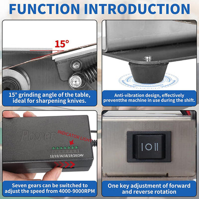 iToolMax 3 in 1 Electric Mini Belt Sander