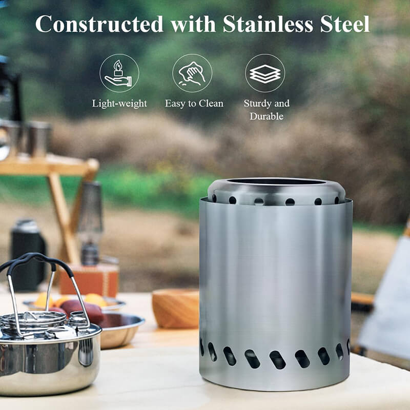 iToolMax Smokeless Portable Tabletop Fire Pit