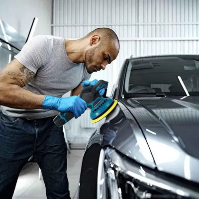 iToolMax Cordless Car Buffer Polisher with 2 Batteries