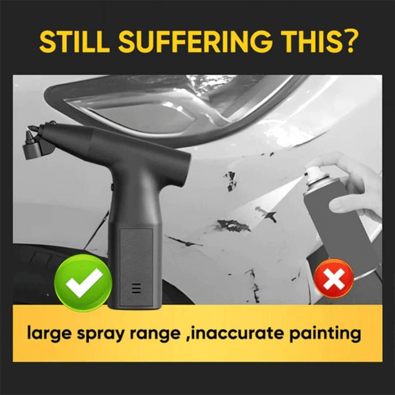 Are you still suffering your car with high repaint costs from 4S shops?Are you still worried about inaccurate spraying on small areas?iToolMax Electric Precision Spray Gun 5mm(0.2 inch) minimally invasive repair can restore your original car paint to the greatest extent, and can be sprayed many times until the coverage is perfect.