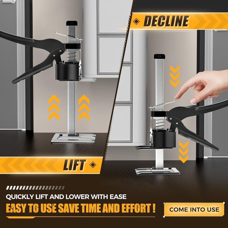 itoolmax 13.78" labor saving arm jacks with scale easy use