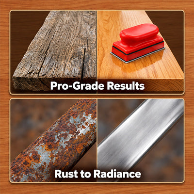 itoolmax 16pcs hand sanding block set with 40 sandpaper sheets advantages