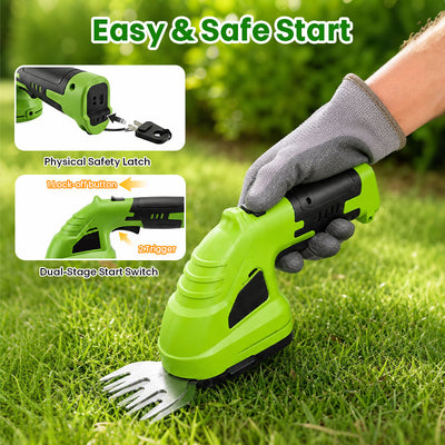 itoolmax 3 in 1 cordless hedge trimmer grass shear safe start