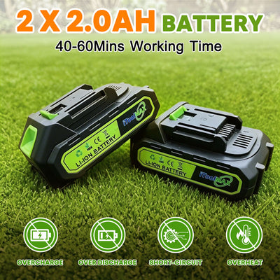 itoolmax 3 in 1 cordless weed eater dual battery