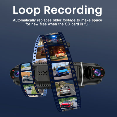 itoolmax 5 channel 360 dash camera loop recording
